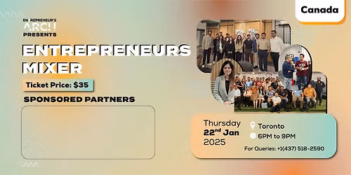 Entrepreneur's Mixer (Canada - Toronto)
