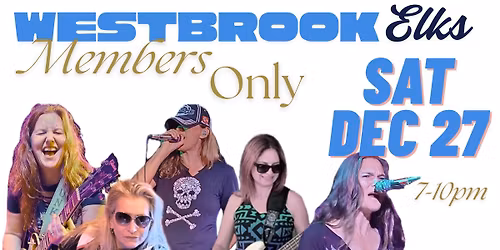 SF last full band gig of the 2025 ! Westbrooke Elks 