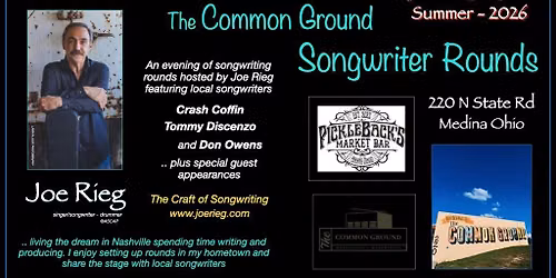Songwriter Rounds with Nashville's Joe Rieg