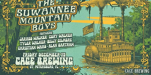 The Suwannee Mountain Boys | Cage Brewing, St. Petersburg, FL | FRI DEC 19