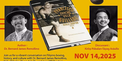 Pancho Villa: World Champion, 1923: Sacramento Book Talk & Boxing Workshop