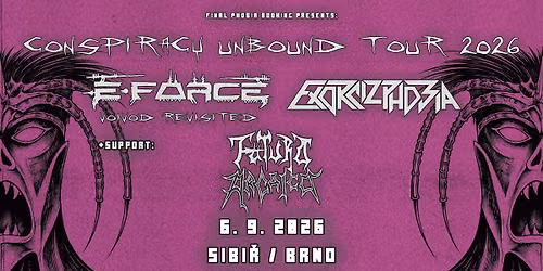 Conspiracy Unbound Tour 2026 \/ Sibi\u0159 \/ Brno \/