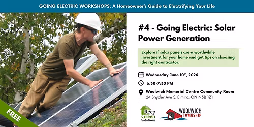 Going Electric: Solar power generation