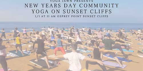 New Years Day Community Yoga on Sunset Cliffs
