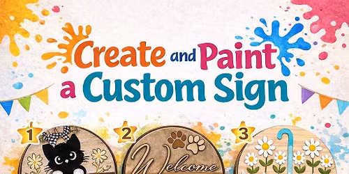 Paint Night: Wood sign