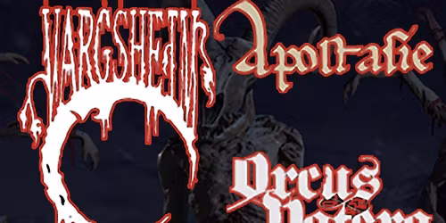 10 YEARS GEORDIE BLACKCORE BOOKING PART 01 - vargsheim + apostasie + orcus patera