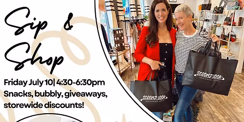 Sip and Shop Summer Fun at Second Look Boutique