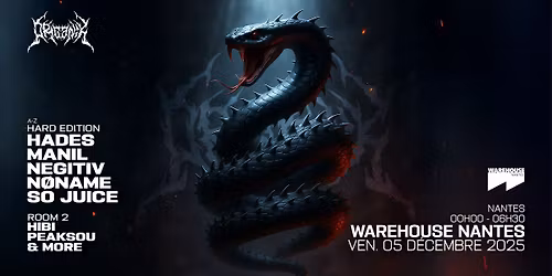 ORGANIK - HARD EDITION w\/ Hades & more @Warehouse Nantes