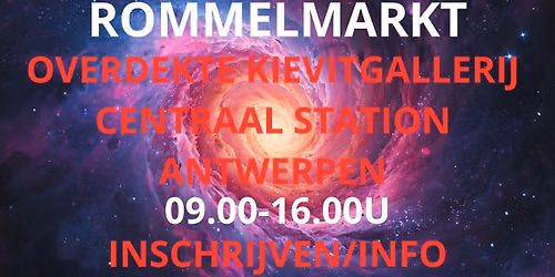 Overdekte Rommelmarkt IN Centraal Station Antwerpen