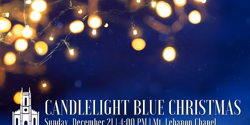 Candlelight Blue Christmas Service