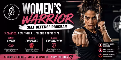 3-Week Women's Warrior Self-Defense Program