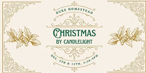 Christmas by Candlelight Dec. 5th