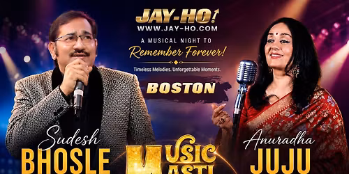 Music Masti Memories - Sudesh Bhosle and Anuradha Juju at Fox Theatre Redwood City