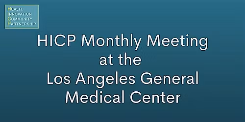 HICP 2026 Monthly Meeting - In Person Registration