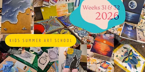 FULL! Mosaic and Maleri Summer Art Classes For Kids - Stavanger Weeks 31 & 32