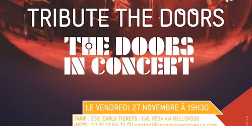 THE DOORS IN CONCERT - TRIBUTE THE DOORS \u00b7 B\u00e9thune (62)
