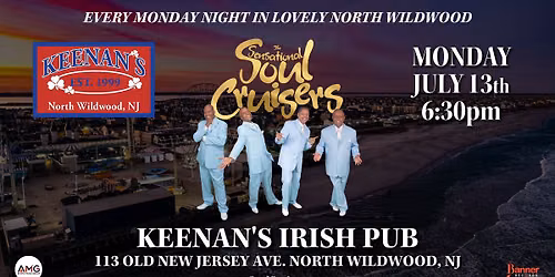 Soul Cruisers Every Monday @ Keenan's in North Wildwood NJ