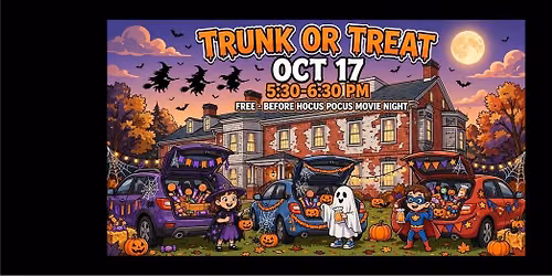 Trunk or Treat before HOCUS POCUS movie