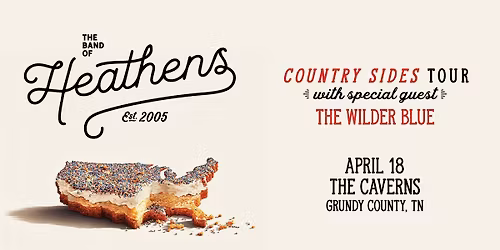 The Band of Heathens in The Caverns with The Wilder Blue