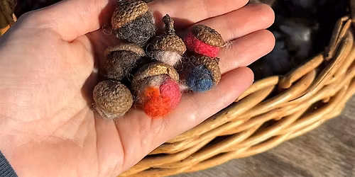 How to Make Felted Acorns