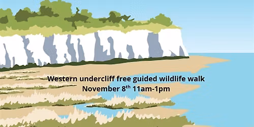 Western undercliff Free Guided Wildlife walk