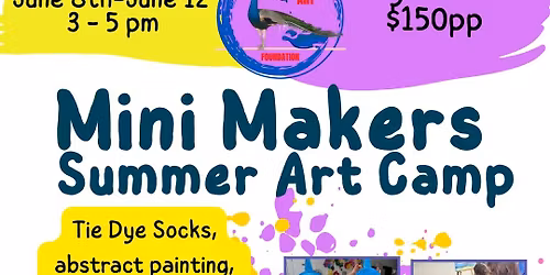 Mini Makers Summer Art Camp at The Peacock House!