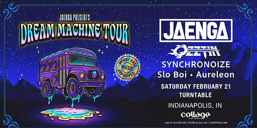 Jaenga @ Turntable w\/ OZZTIN, Synchronoize, Slo Boi & Aureleon