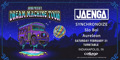 Jaenga @ Turntable w\/ Synchronoize, Slo Boi & Aureleon