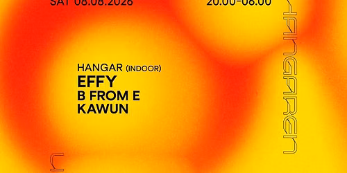 EFFY, B From E, Kawun, Ida Daugaard, Ana Karla, Tindra — Hangaren