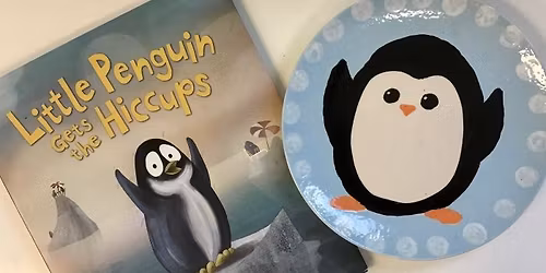 Storybook Art: Little Penguin Gets the Hiccups