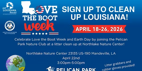 Love the Boot Week \/ Earth Day Litter Cleanup