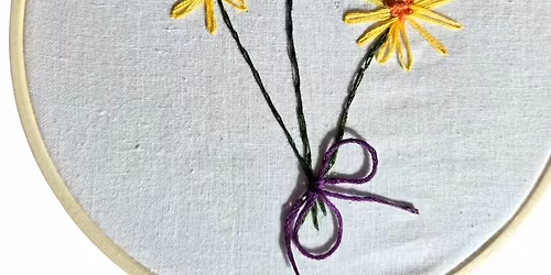 Crafternoons - Embroidered Daisies