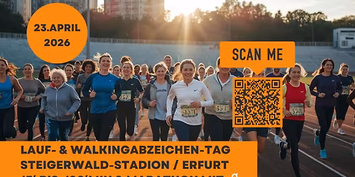 Laufabzeichen Tag in Erfurt am 23.April 2026