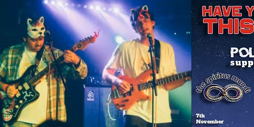 POLYGAZE Presents: Have You Seen This Cat? An Grassroots Indie Rock Gig
