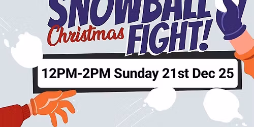 The Big Christmas Snowball Fight at Inflate N Play Canterbury