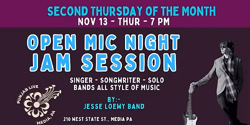 Open Mic \/ Jam Session w\/ Jesse Loewy Band