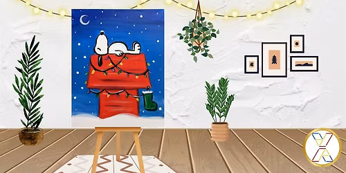 Paint Night : \u201cSnowy Snoopy\u201c