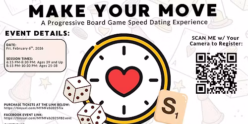 MAKE YOUR MOVE: A Progressive Board Game Speed Dating Experience