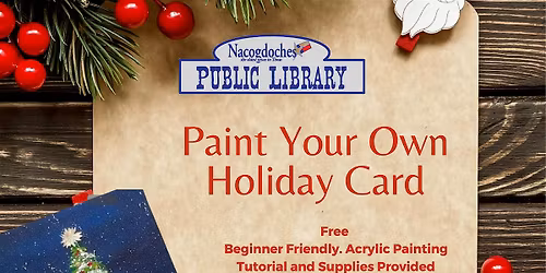 Paint Your Own Holiday Card
