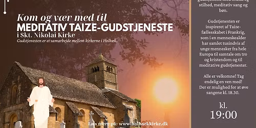 Meditativ Taize-gudstjeneste: "Vejen, sandheden og livet"