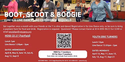 Lunch and Line Dance