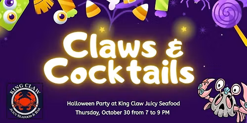 Claws and Cocktails Halloween Party at King Claw