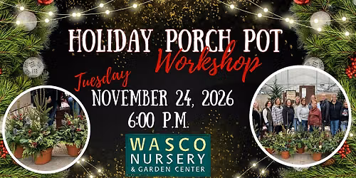 Make & Take Holiday Planter Workshop