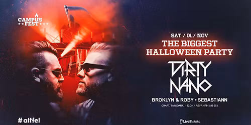DIRTY NANO \u2022 BROKLYN & ROBY \u2022 SEBASTIANN \u2014 THE BIGGEST HALLOWEEN PARTY