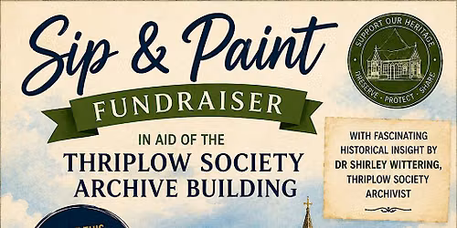 Sip and Paint fundraiser for our Thriplow Society