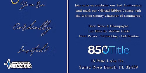 850 Title 2nd Anniversary & Ribbon Cutting