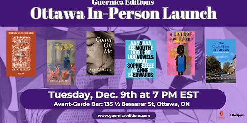 Guernica Editions Ottawa Book Launch