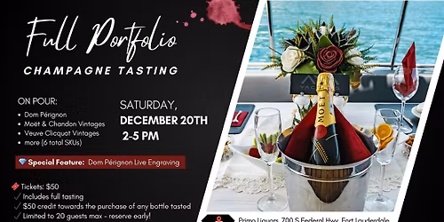Full Portfolio Champagne Tasting