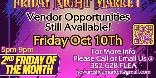 Howard's Monthly 2nd Friday Night Market