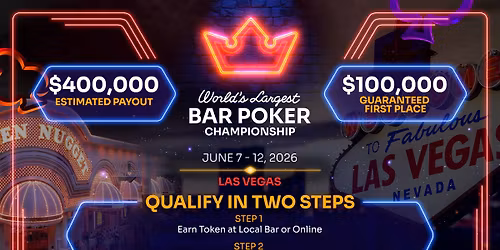 2026 Bar Poker Open World Championship
